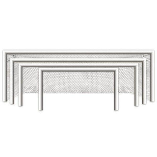 First Team World Class 40 Round Aluminum Permanent Soccer Goal