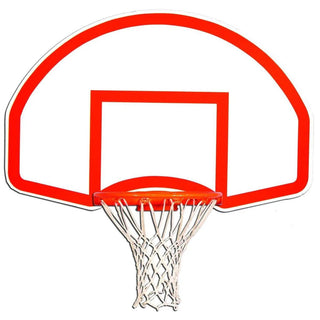 Gared Sports 35ā x 54ā Rear-Mount Fan-Shape Steel Basketball Backboard - 1266B