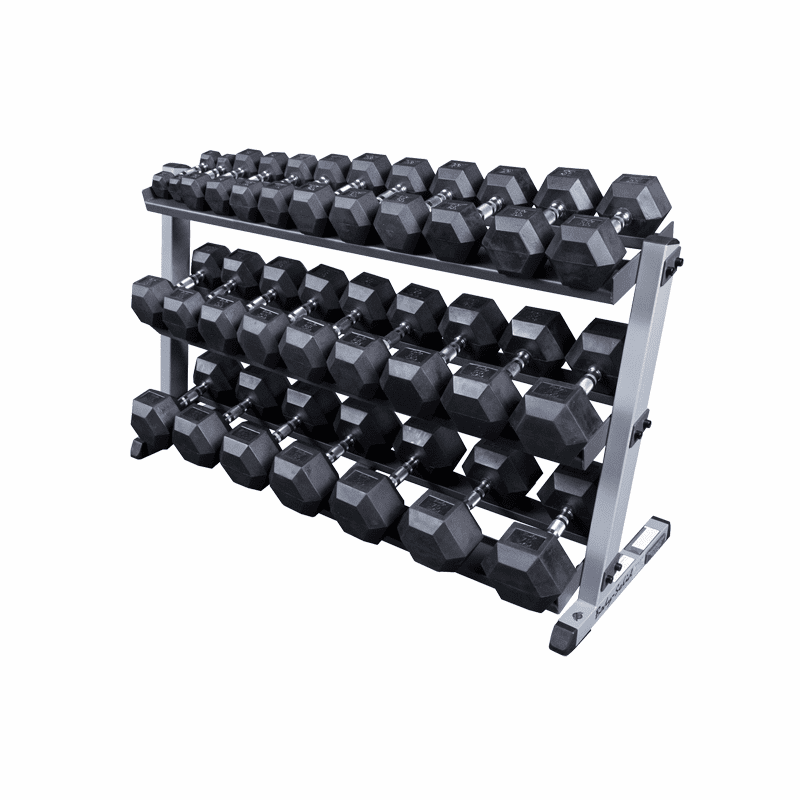 Body Solid 2-Tier Horizontal Dumbbell Rack - GDR60