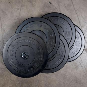 Body Solid 260 lb. Chicago Extreme Bumper Plate Set - OBPX260
