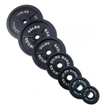 Body Solid 300lb Cast Olympic Plates Set - OSB300S