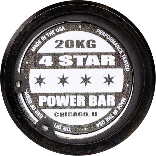 Body Solid 7' Premium 4-Star Power Bar Black - OB864STAR