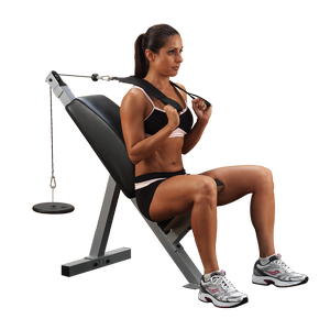 Body Solid Ab Crunch Machine, Tricep Bench - PAB21X