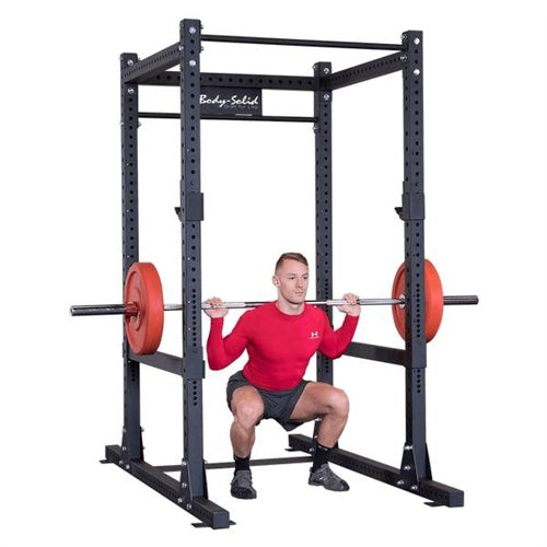 Body Solid Commercial Power Rack w/Power Rack Strap Safeties - SPR1000SS