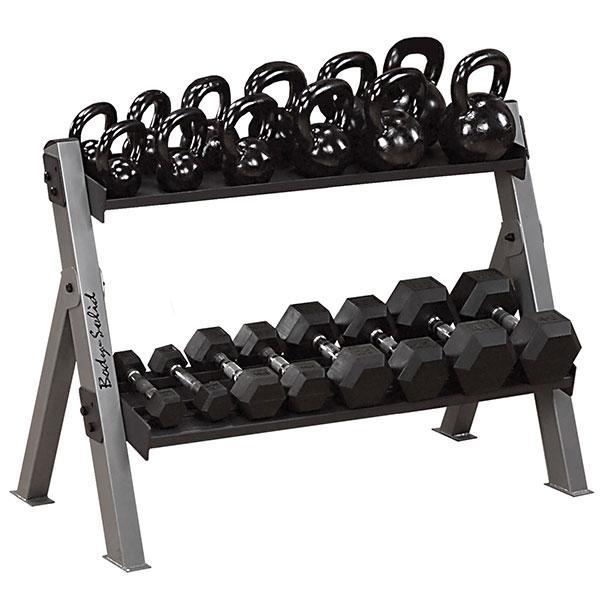 Body Solid Kettlebell / Dumbbell Rack - GDKR100