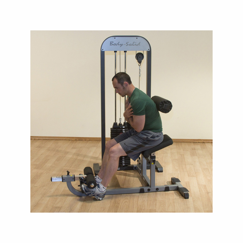 Body Solid Pro Select AB And Back Selectorized, 210LB Stack - GCAB-STK