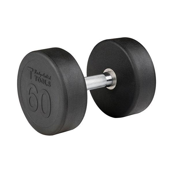 Body Solid Round Rubber Dumbbells 5-100 lbs - SDP