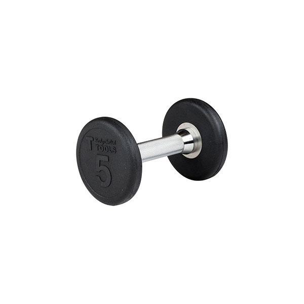 Body Solid Round Rubber Dumbbells 5-100 lbs - SDP