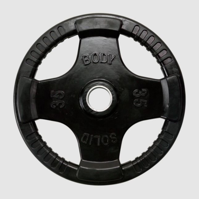 Body Solid Rubber Grip Olympic Plate 455lbs Weight Set - ORST455