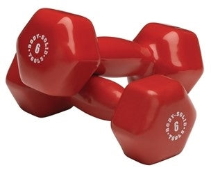 Body Solid Vinyl Dumbbells 1-15 lb. - BSTVD