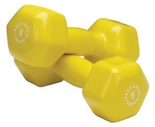 Body Solid Vinyl Dumbbells 1-15 lb. - BSTVD