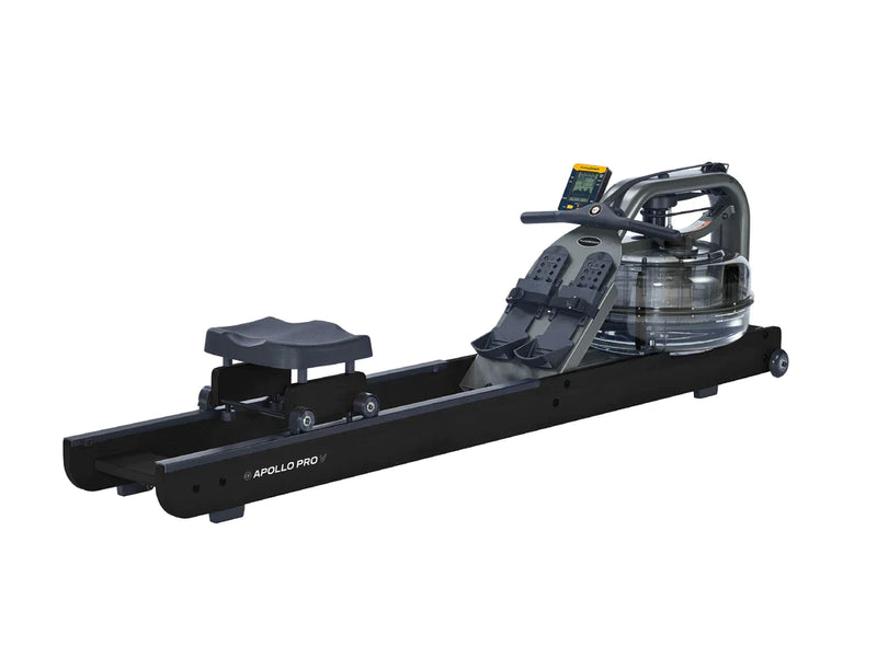 First Degree Fitness Apollo Pro II Black Reserve Indoor Water Rower Machine - APPVB