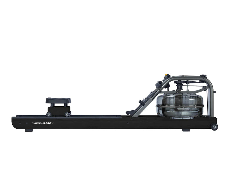 First Degree Fitness Apollo Pro II Black Reserve Indoor Water Rower Machine - APPVB