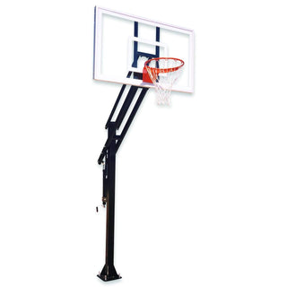 First Team Attack In Ground Adjustable Basketball Goal