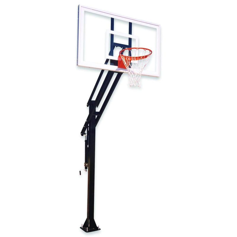 First Team Attack In Ground Adjustable Basketball Goal