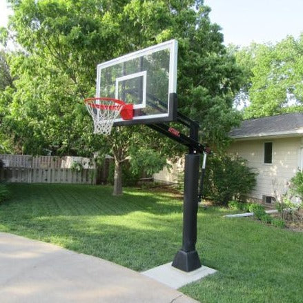 First Team Attack In Ground Adjustable Basketball Goal