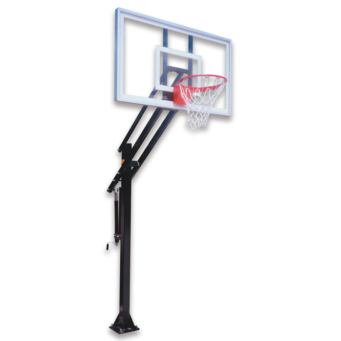 First Team Attack In Ground Adjustable Basketball Goal