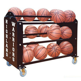 First Team Ball Hog Heavy Duty Basketball Ball Cart FT24