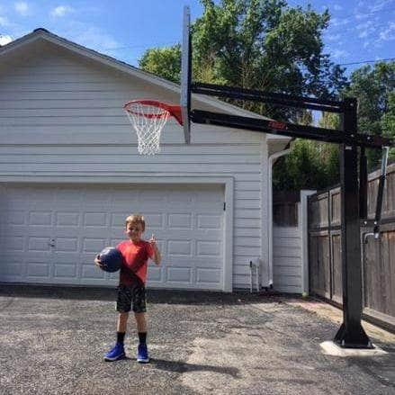 First Team Force In Ground Adjustable Basketball Goal - PrimeFair