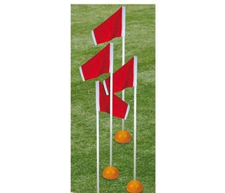 First Team FT4025TF Official Soccer Corner Flags with Weighted Base