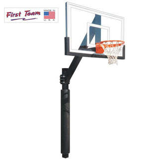 First Team Legend Jr. Select Fixed Height In Ground Basketball Goal - PrimeFair