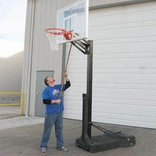 First Team OmniChamp Adjustable Outdoor Portable Basketball Hoop System