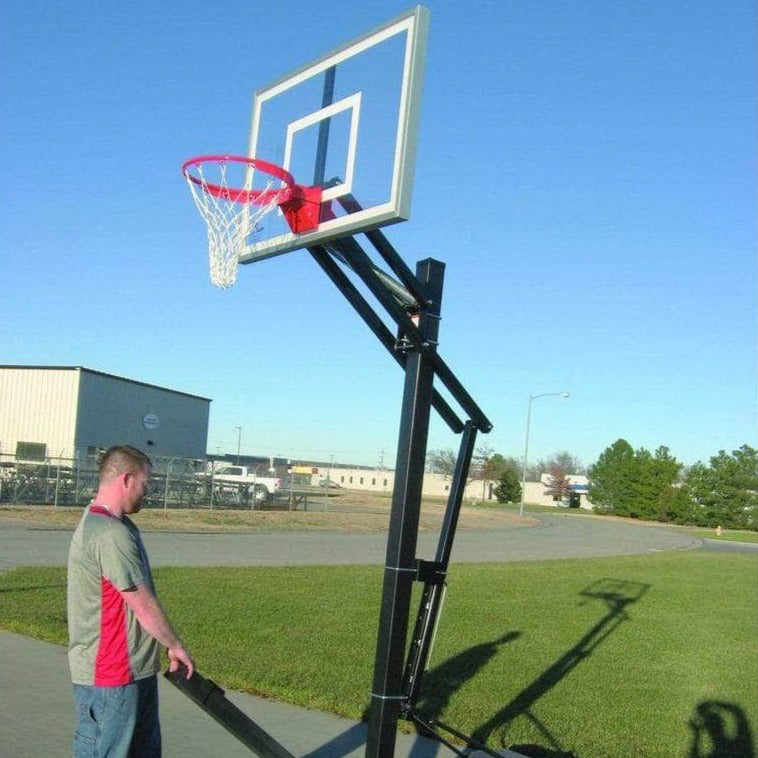 First Team OmniSlam Adjustable Outdoor Portable Basketball Hoop System