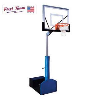 First Team Rampage Portable Basketball Goal Hoop Rampage