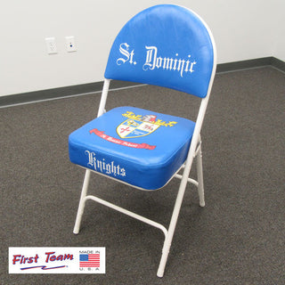 First Team Superstar Impression Custom Printed Folding Chair FT7500IMP