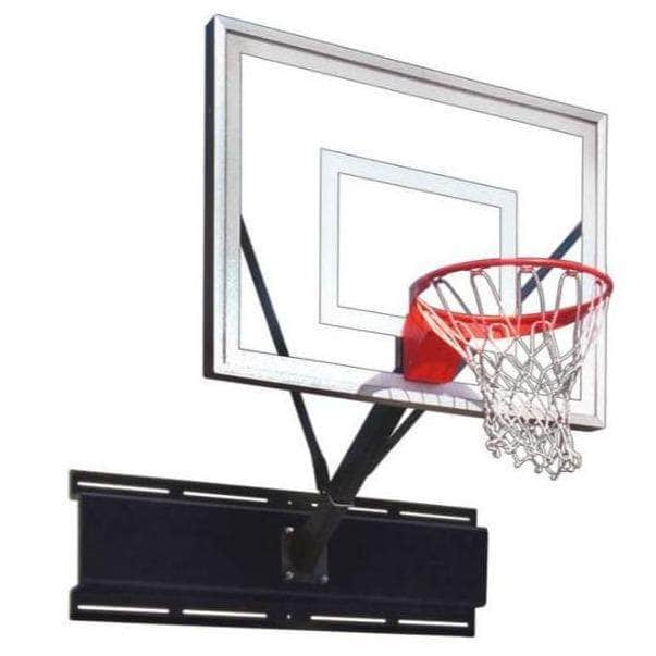 First Team Uni-Sport Wall Mount Indoor Basketball Goal Hoop Adjustable