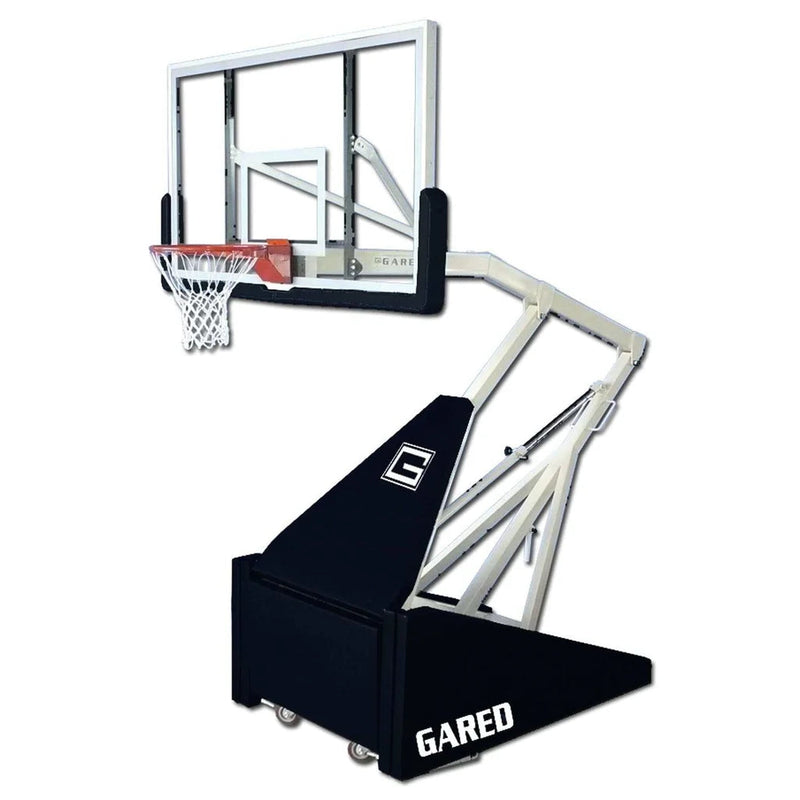 Gared Sports Hoopmaster LT Spring-Lift Indoor Portable Basketball Hoop w/ 5' Boom 9305
