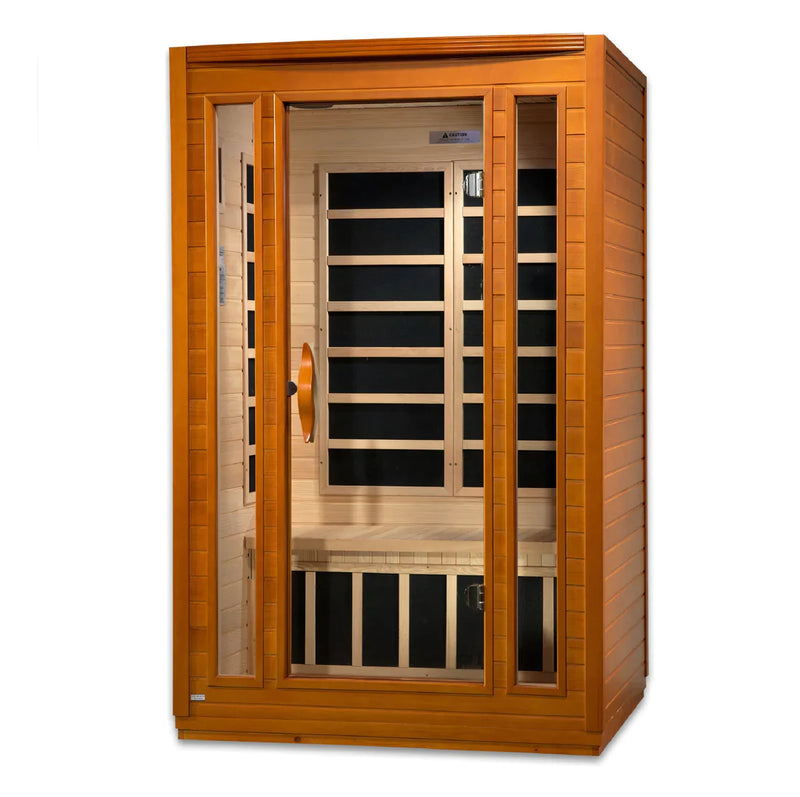 Golden Designs Dynamic San Marino Elite 2-person Ultra Low EMF (Under 3MG) FAR Infrared Sauna - DYN-6206-01 Elite