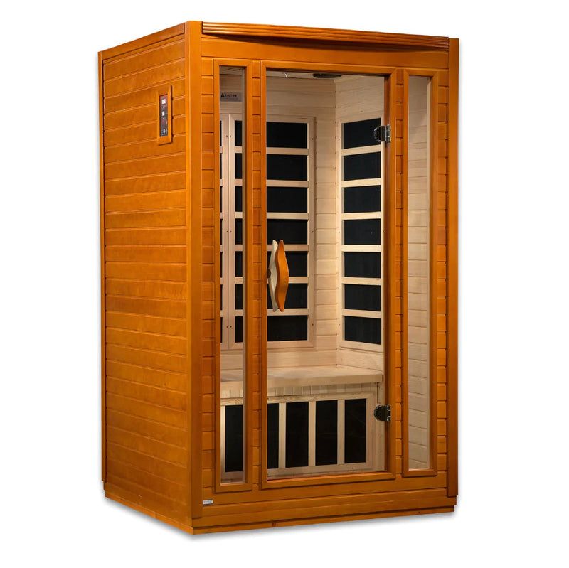 Golden Designs Dynamic San Marino Elite 2-person Ultra Low EMF (Under 3MG) FAR Infrared Sauna - DYN-6206-01 Elite