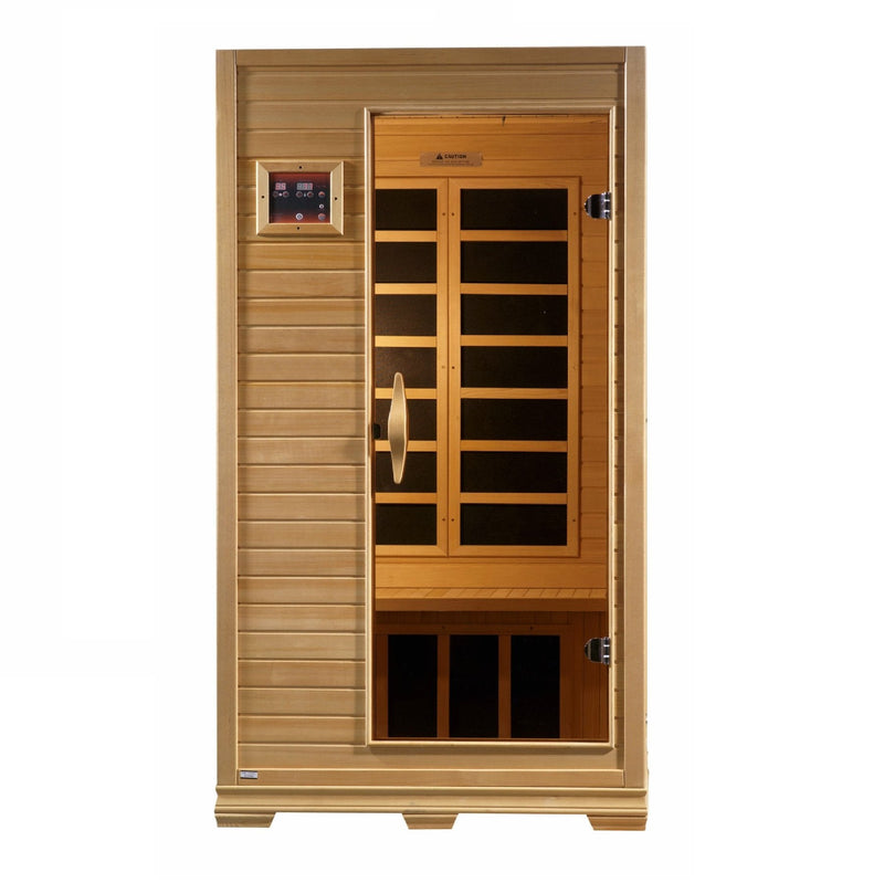 Golden Designs "Studio Elite" 1-2 Person PureTech Near Zero Far Infrared Sauna - GDI-6109-01 Elite - PrimeFair