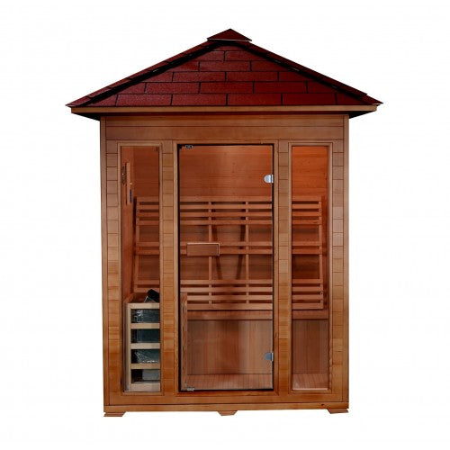 Sunray Waverly 3-Person Outdoor Traditional Sauna - 300D2